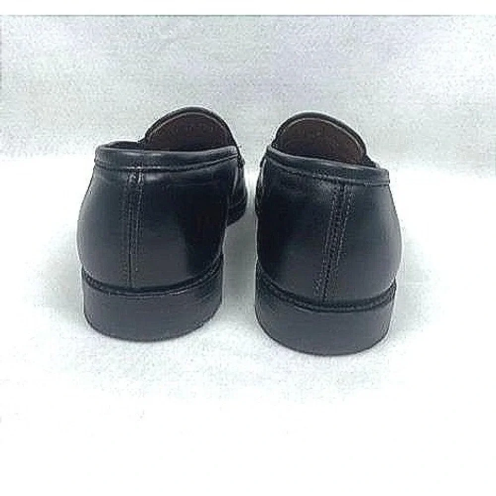 Allen Edmonds Men's Lake Forest Black Leather Penny Loafers Dress Shoes Size 11‎
